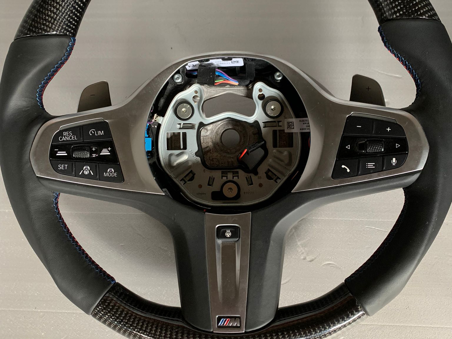 BMW G30 (2017-2024) Steering Wheel with Paddle Shifters Carbon Leather M Package